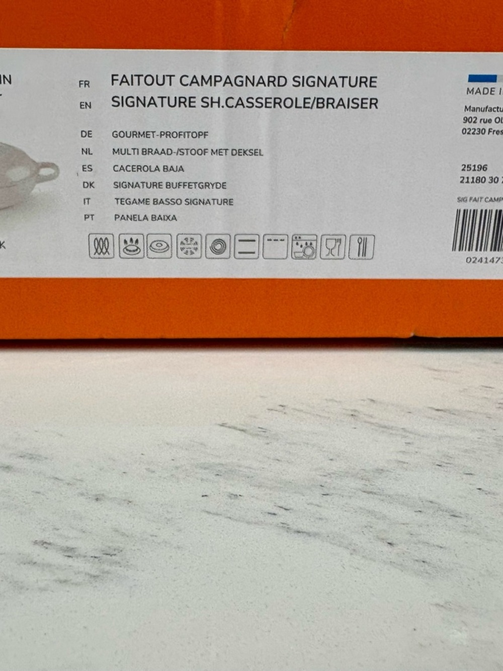 Brand New Le Creuset Shell Pink Enameled Cast Iron Dutch Oven w/Stainless Knob - Picture 5 of 6